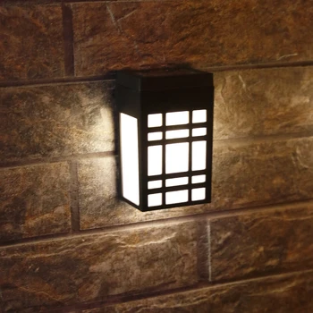 

Practical Waterproof Solar LED Street Light Multi-functional Durable Wall Lamp Warm White for Garden Fence Pathway