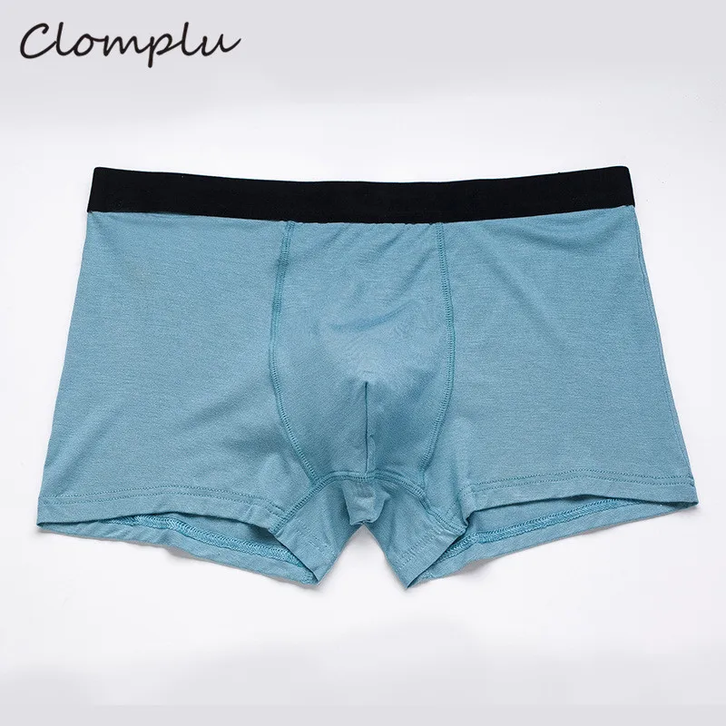 Clomplu Мужское нижнее белье модал лето спорт здоровье Боксер мужские дышащие 4 шт. боксеры сексуальные плюс размер боксеры шорты