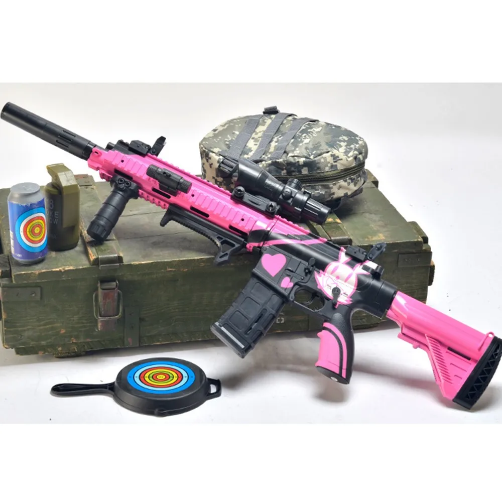 ManualElectric Free Switching  Water Bullet Gun M416 Infrared Water Darts Gun Toy Boys Sniper Rifle Outdoor Shooting Toys (11)