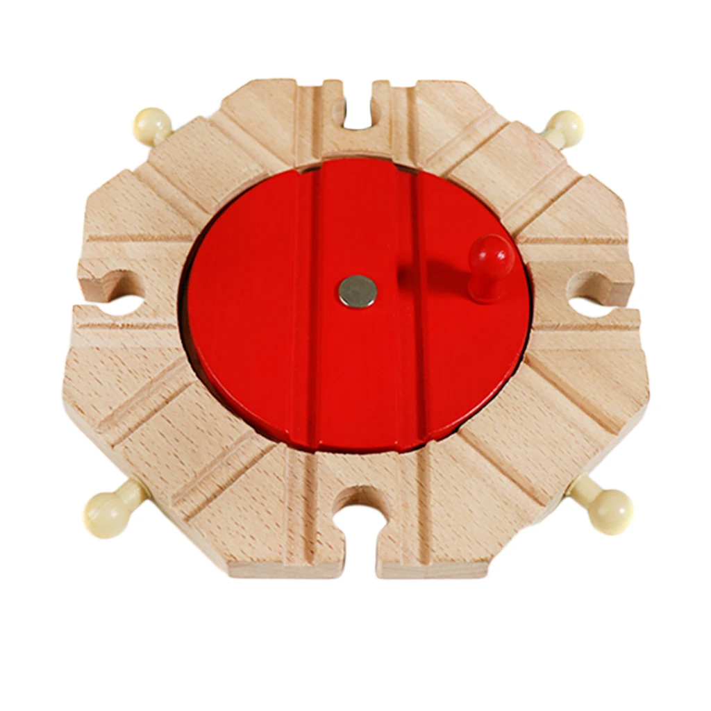 Wooden Railway Building Kits Hobbies  Compatible Accessories Turntable