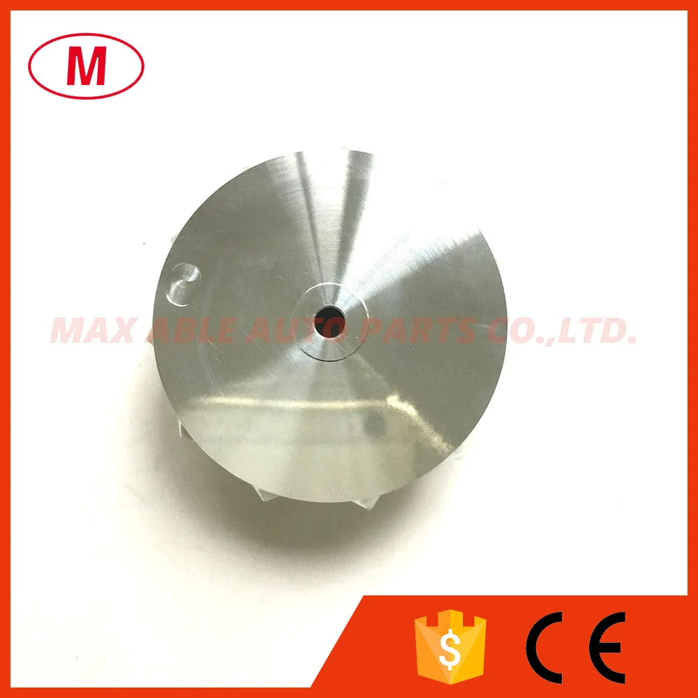 HT12B 46.02/58.00mm 11+0 blades High Performance Forward Turbo Billet Compressor wheel/Aluminum 2068/Turbocharger Milling wheel
