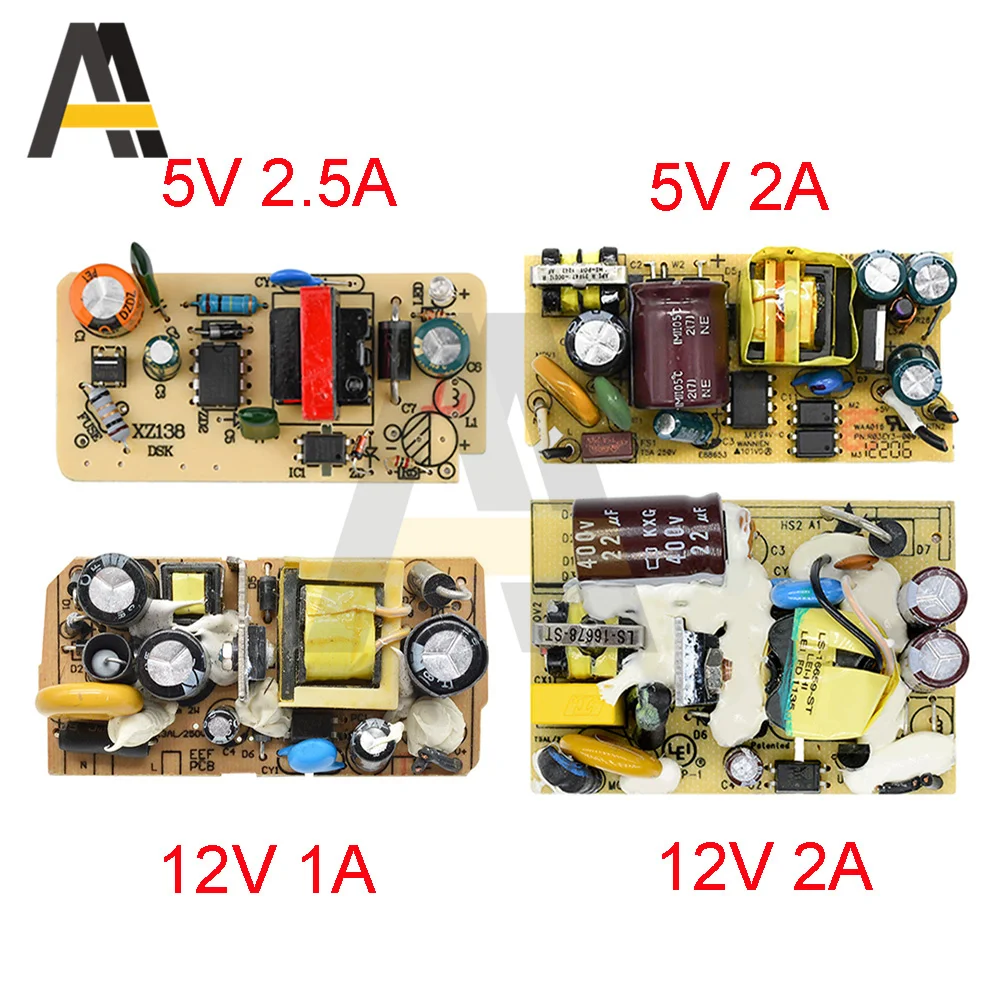 AC 100V-240V DC/DC 5V 2A/2.5A 12V 1A переключение Питание модуль переключателя AC-DC Напряжение