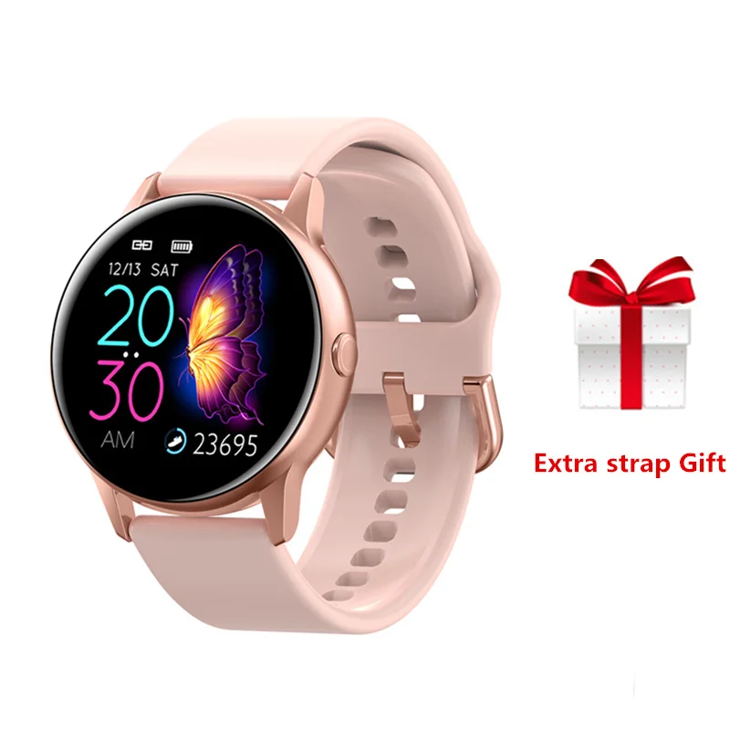 

Fitness Tracker Women Smart Watch Men Smartwatch IP68 Waterproof Sports Bracelet Heart Rate Monitor Blood Pressure Oxygen+Strap