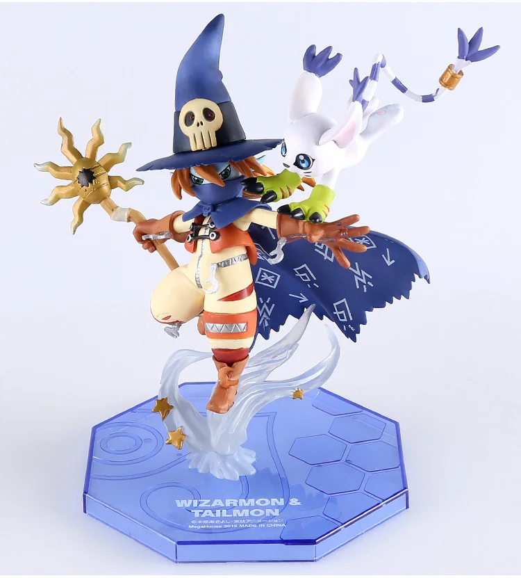14cm Anime Digimon Adventure Wizarmon PVC Model Action Figures Digital Digimon  Monster Toys Model Collectible Dolls for Kids
