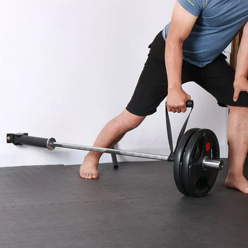 Wall Mount T-Bar Row Platform Landmines Attachment for Barbell Bar 360&deg; Rotation Weight Training Home Fitness Exercise Equipment gym accessories