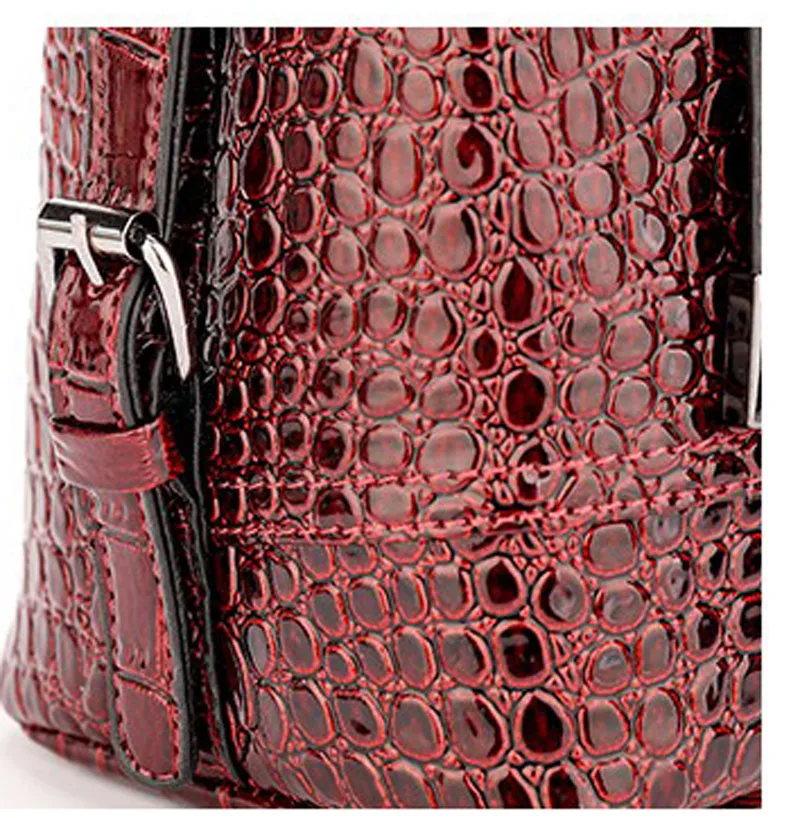 Женская сумка Роскошная Высококачественная классическая сумка с текстурой под кожу крокодила дизайнерская брендовая Большая вместительная OL сумка на плечо Messenge