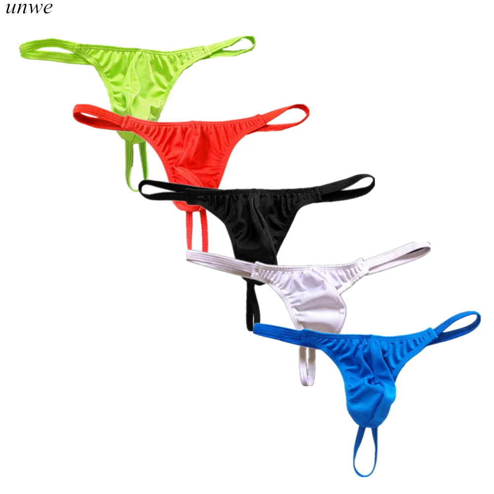 1 PCS Solid G String Men Thong Swimwear Gay Sexy Thong Bikini Briefs