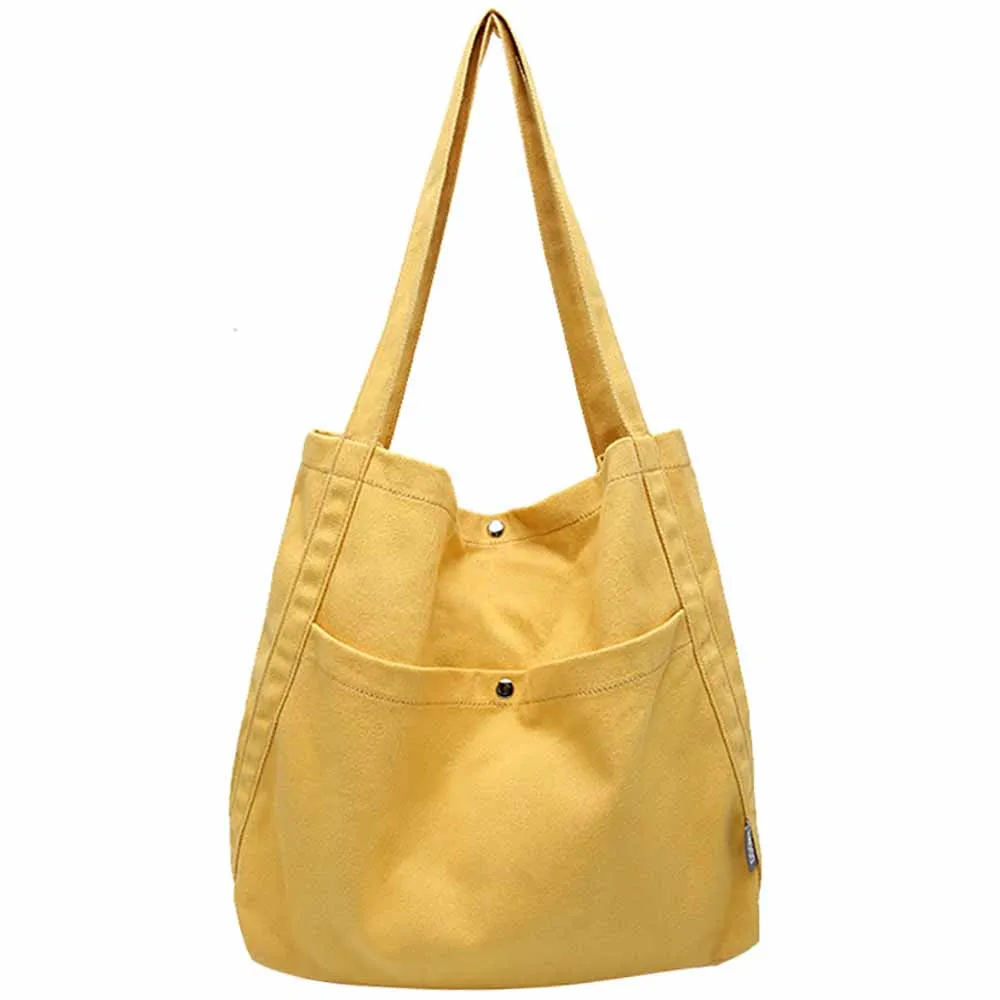 Women Canvas Totes Bags Female Large Capacity Shoulder Bag Simplicity Casual Handbags For Ladies Shopper High Quality Packs 2021