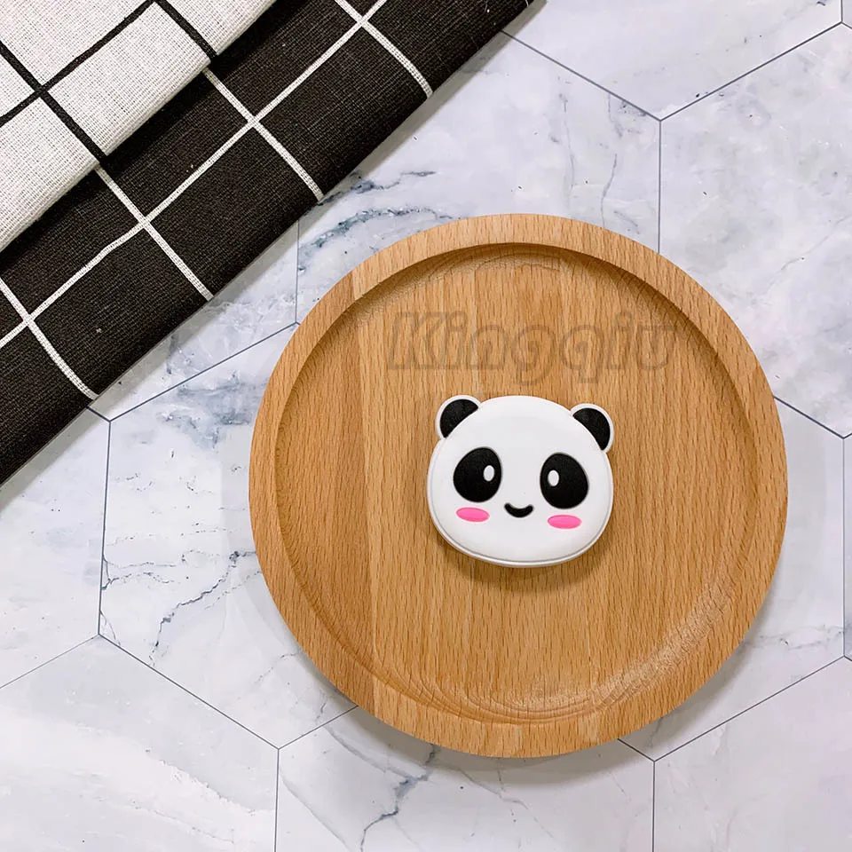 Panda Мультяшные универсальные кольца для мобильного телефона, держатель для всех телефонов, расширяющаяся подставка для телефона, автомобильный держатель для телефона - Цвет: Panda