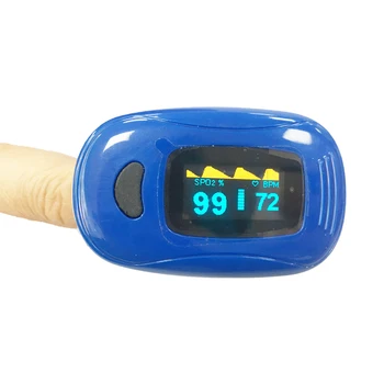 

Color OLED Display Black Fingertip Pulse Oximeter SPO2 Pulse Rate Blood Oxygen Monitor Free shipping