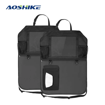 

AOSHIKE 1PCS Car Back Seat Organizer Protectors Hanging with Touch Screen Tablet Holder Storage Pockets Mats