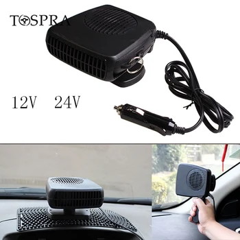 

Car Heating Fan 24V Dryer Windshield Demister Defroster For Vehicle Mini Portable Cooling Fan Temperature Control Device