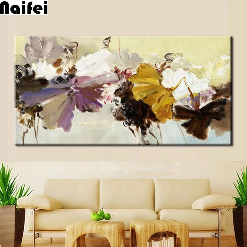 Алмазная вышивка абстрактный цветок крестом DIY алмазная живопись мозаика стразы