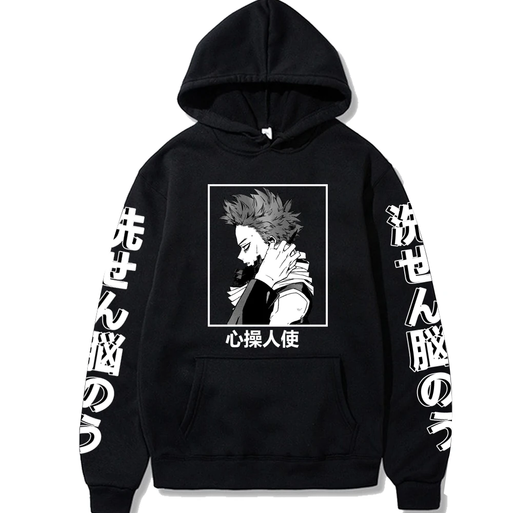 

Anime My Hero Academia Shinso Hitoshi Academia Manga Hoodies Graphic Sportswear Cosplay Hip Hop Clothes