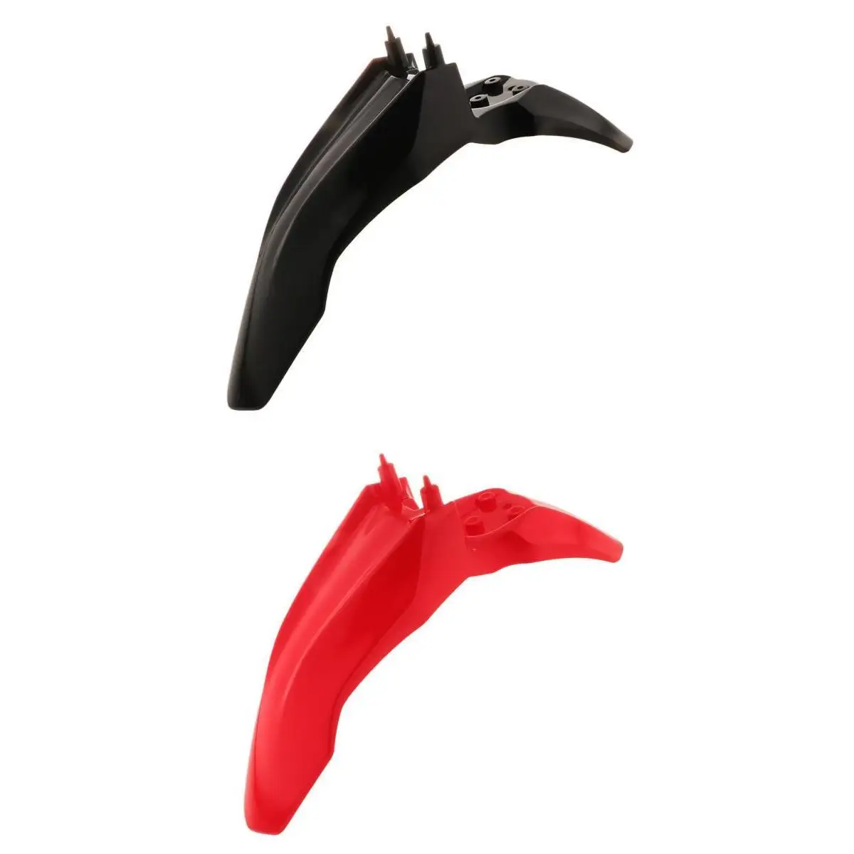High-preformance Front Fender Mudguard Extender Extension for Honda CRF 110 Black+Red