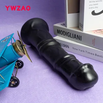 YWZAO Penis Men Anal Huge Strapon Dick Horse Sex Big For Women Couples Dildos Thrusting Toys Realistic Adults Only P47 6