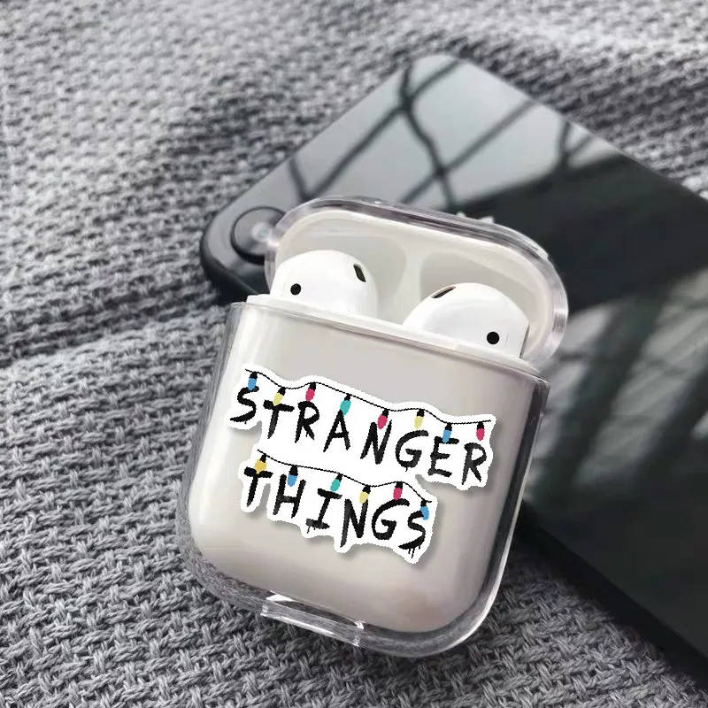 Чехол для наушников Stranger Things Eleven для Apple iPhone, зарядная коробка для AirPods Pro, жесткий прозрачный защитный чехол, аксессуары - Цвет: 7