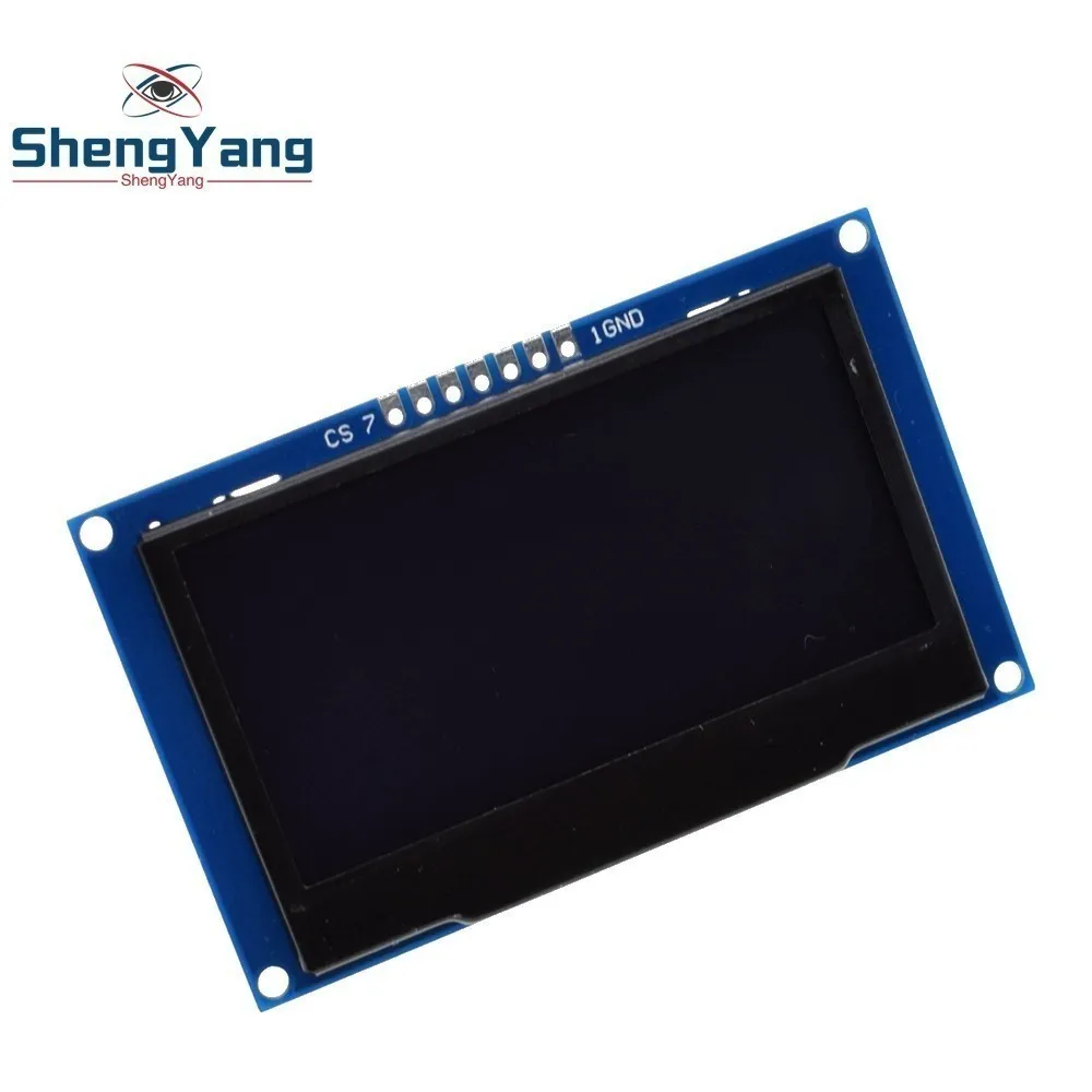 ShengYang белый 2,4" 2,42 дюймов ЖК-экран 128x64 OLED дисплей модуль IIC IEC SPI серийный для C51 STM32 SPD0301