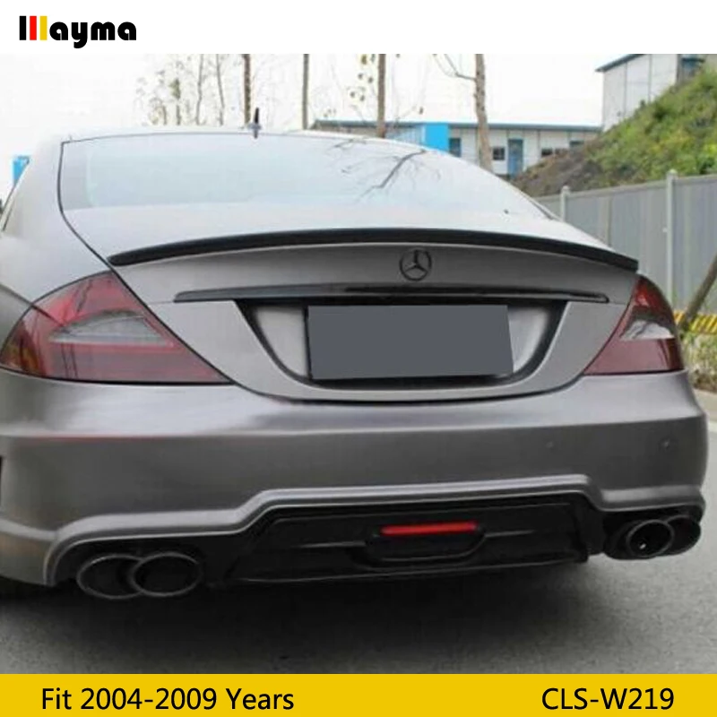 AMG Style задний багажник спойлер для Benz CLS класс седан cls300 cls350 cls500 2004-2009 W219 PU Гари грунтовка крыло спойлера