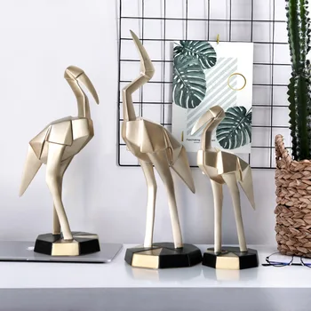 

Bird Flamingo Home Decoration Accessories for Living Room Nordic Resin Modern Art Table Figurines Sculpture Home Decor Ornament