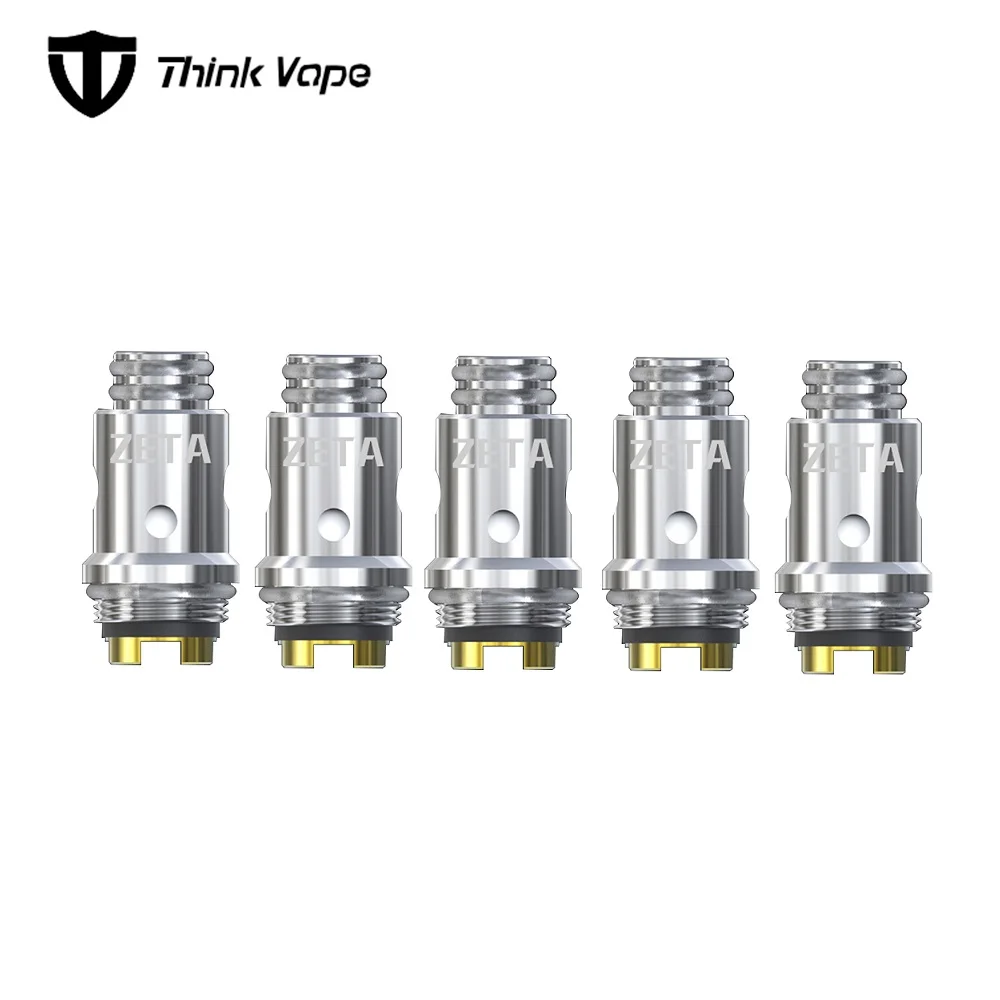 

Original ThinkVape ZETA Replacement Coil with 0.2ohm Mesh Coil/0.5ohm Mesh Coil/1.0ohm Regular DC Coil for ThinkVape ZETA Kit