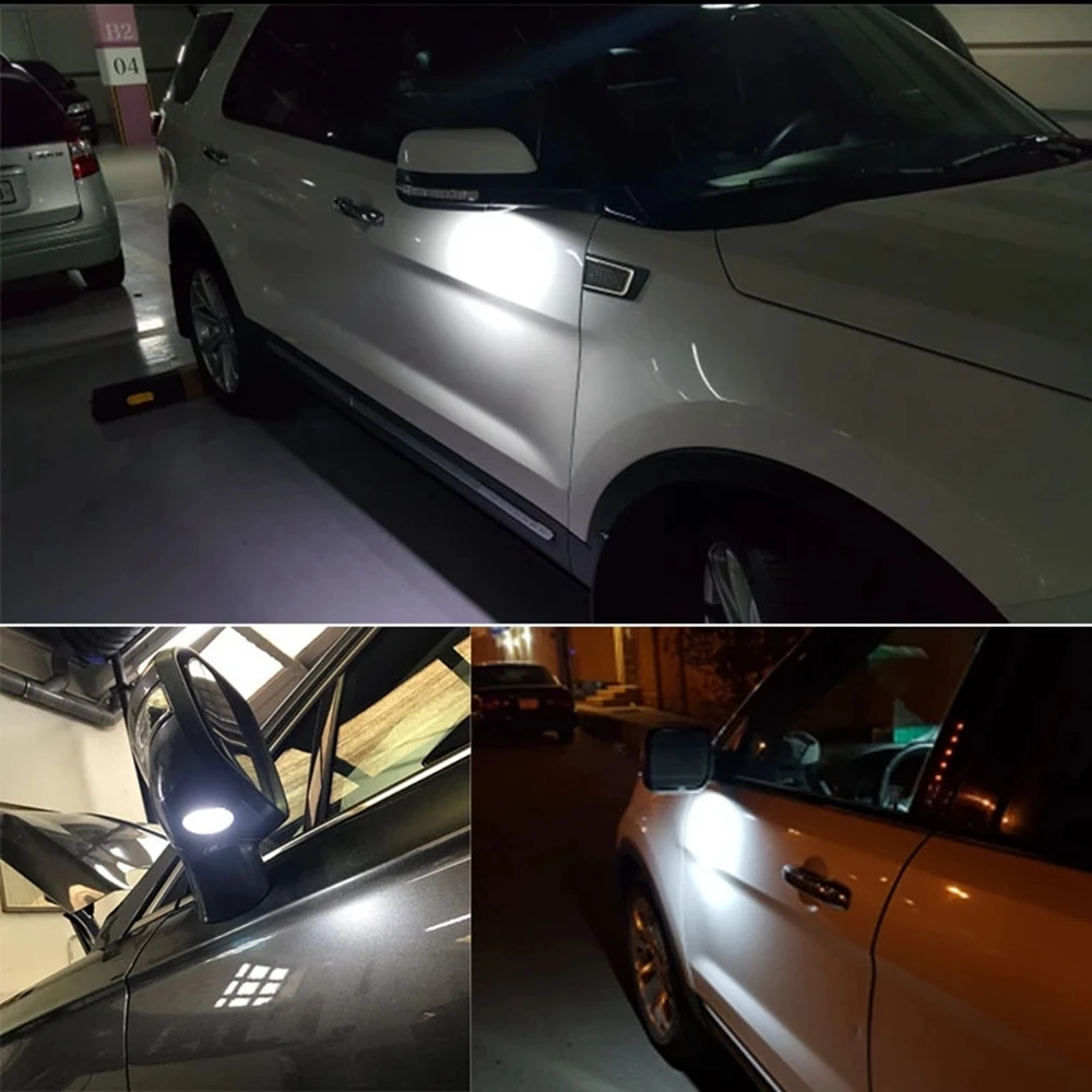 2X Светодиодный светильник с боковым зеркалом для Ford F-150 Edge Fusion Flex Explorer Mondeo S-Max Ranger