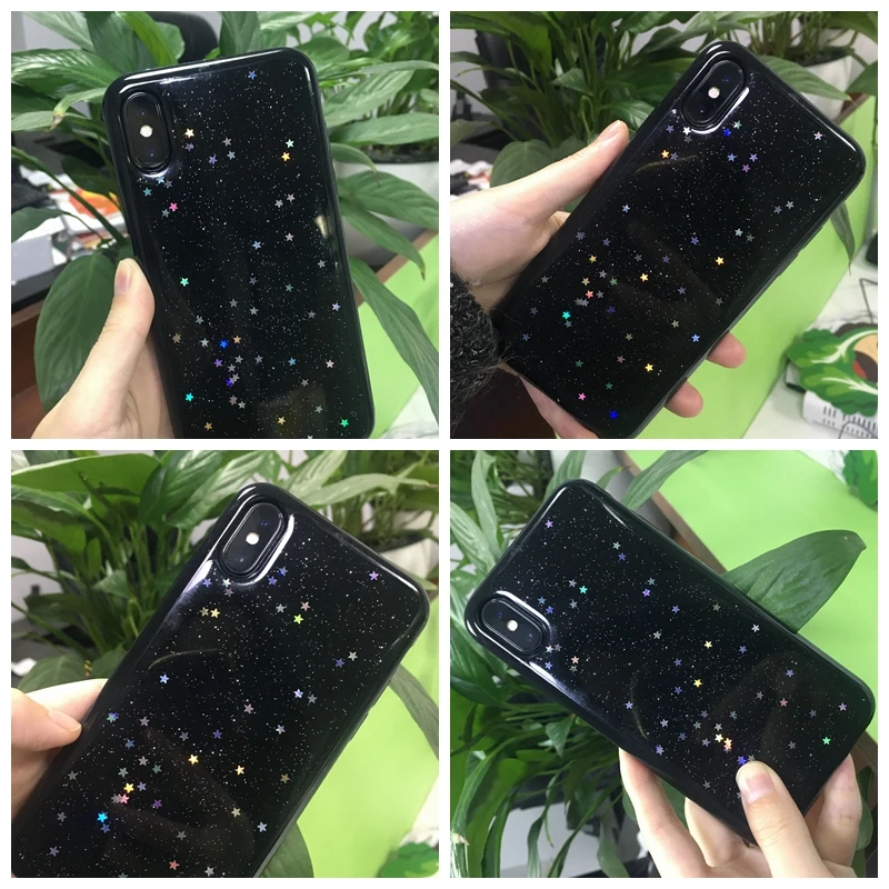 Чехол для iphone 12 11 Pro XS MAX XR 7 8 plus прозрачный чехол со звездой оболочка чехлы 6 s 5s se Mini