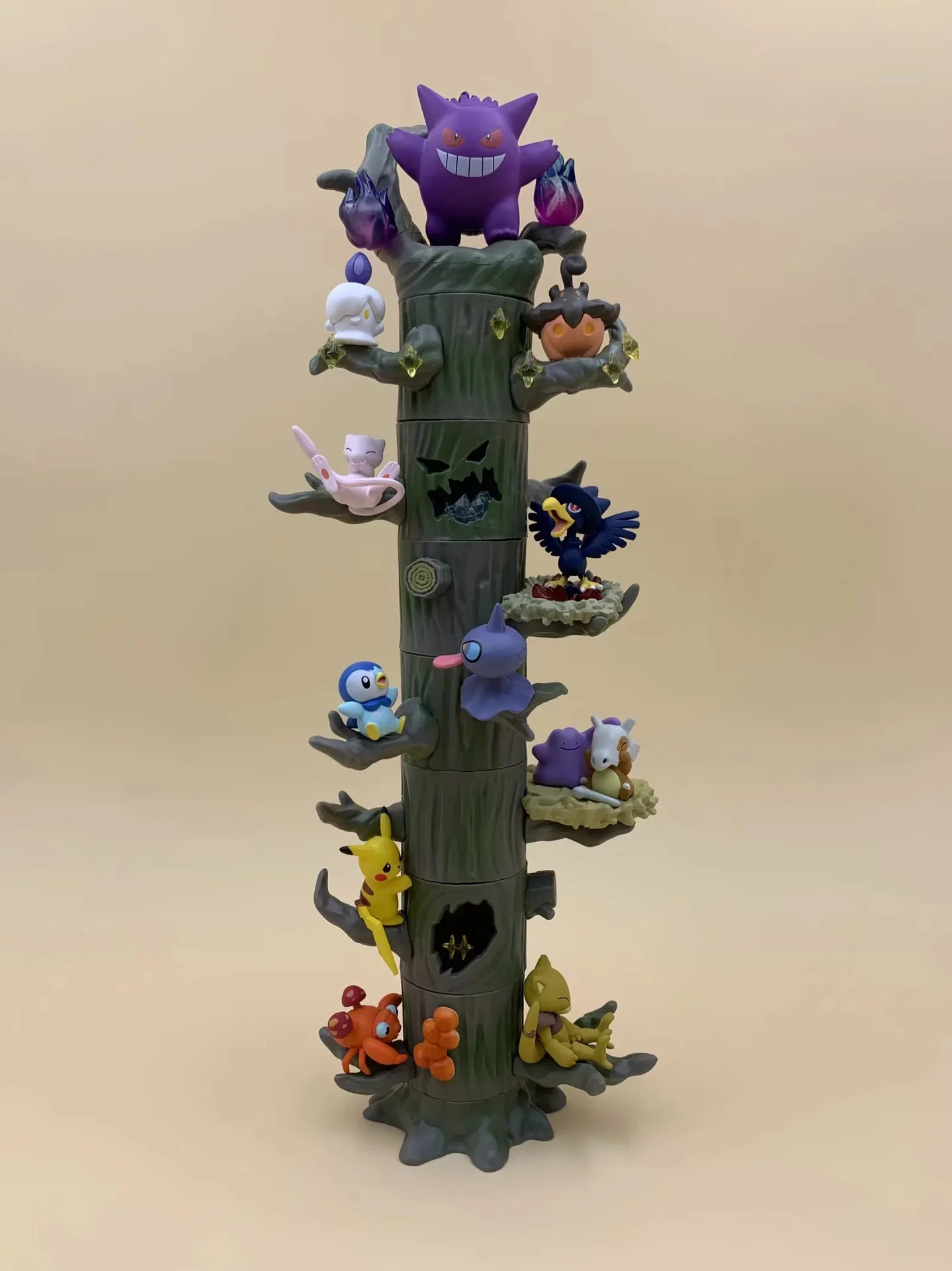 8 шт./компл. 3 поколения дерево ПКМ фигурка Gengar pika Piplup Paras аниме фигурки ПВХ модель