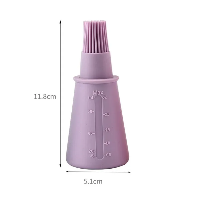 BBQ Tool Storage Bag Silicone Kitchen Gadgets Basting Brushes Oil Bottle Brush