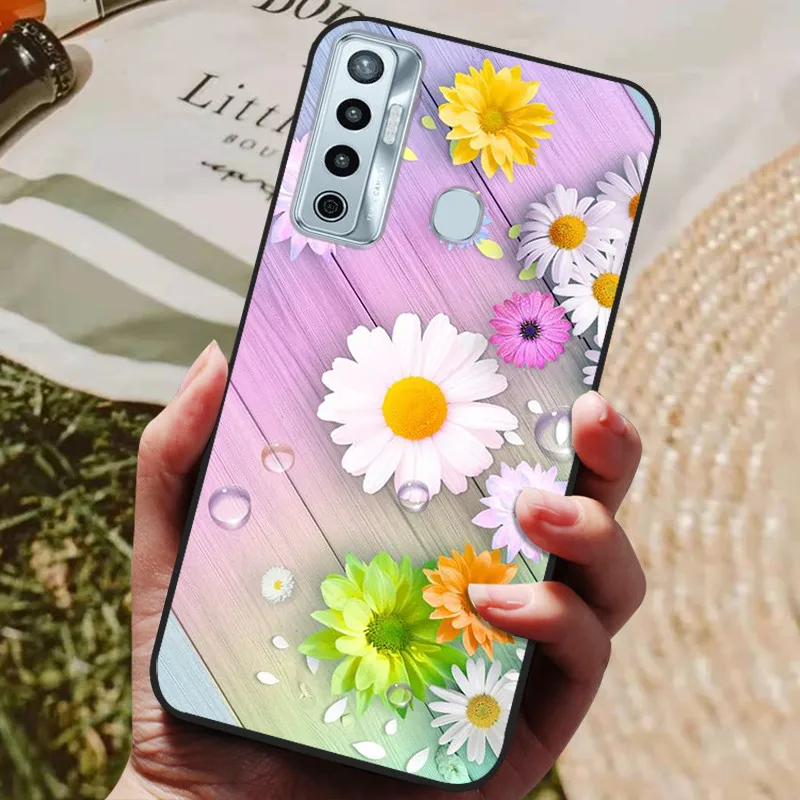 Marble Wolf Bumper Soft TPU Silicone Phone Case Cover