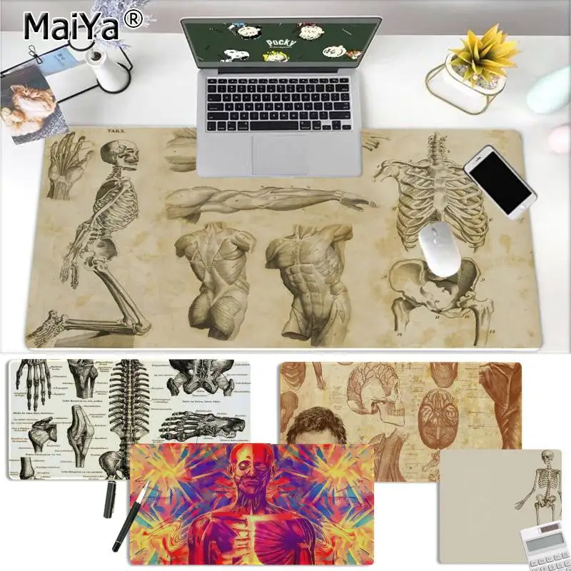 

Maiya medicine anatomy DIY Design Pattern Game mousepad Speed/Control Version Large Gaming Mouse Pad