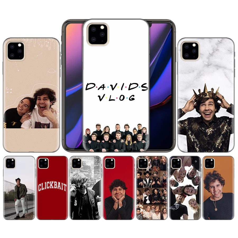 

Silicone Case Cover For iphone XR XS Max X 7 8 6 6S Plus 11 11Pro MaX 5 5S 5C SE 7+ 8+ 6+ 6s+ Vlog Squad David Dobrik Back Shell