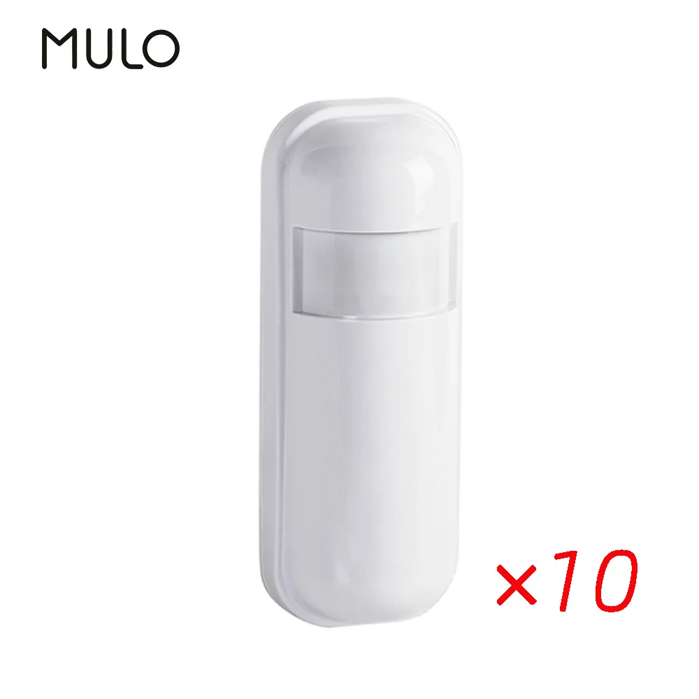 MULO PIR Infrared Motion Sensor Wireless Detector Movement 433MHz for Security Burglar Alarm System wireless keypad alarm system Alarms & Sensors