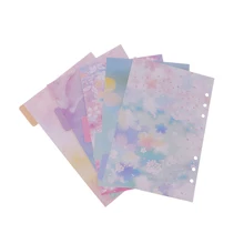 Прямая поставка 5 шт. Цветочные разделители аксессуары для блокнот dokibook планировщик A5 A6 внутренняя страница