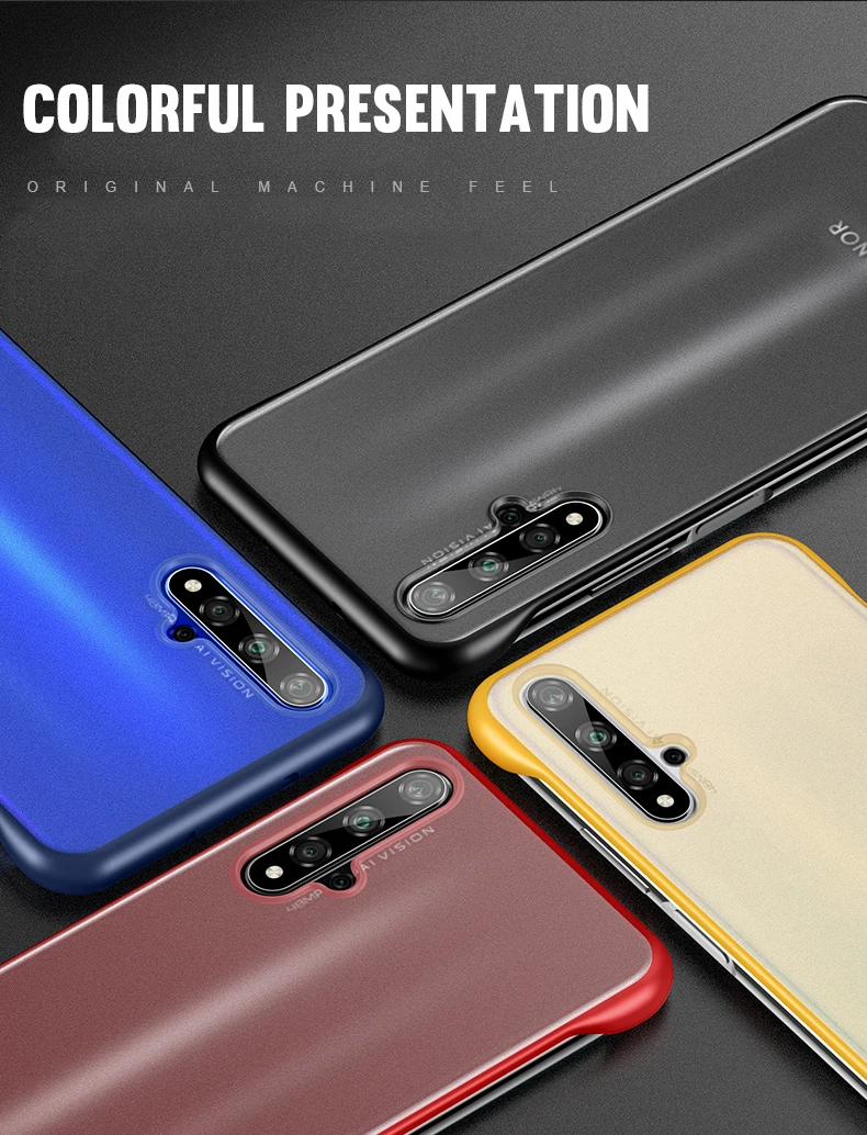 Для HUAWEI P30 Pro P20 MATE 20 30 Lite чехол безрамный бампер крышка на Honor 20 10i Nova5 5i Y7 Pro P Smart Plus Coque Para