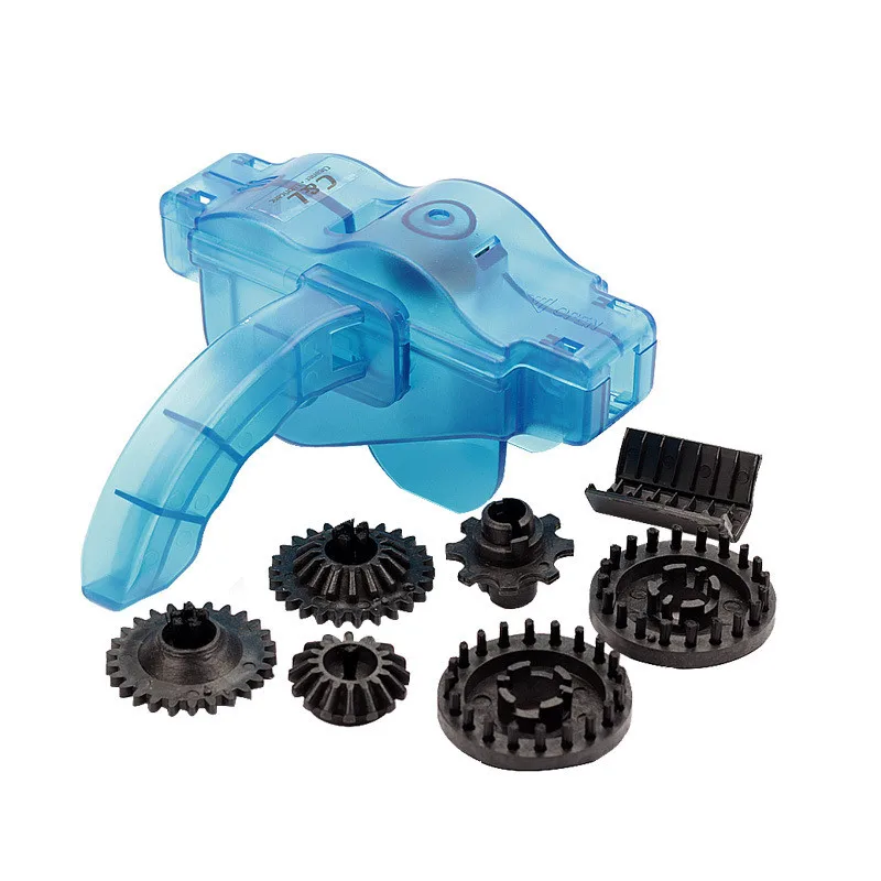 Perfect Portable Bicycle Chain Wash Tool Scrubber Mountain Bike Set Repair Kits Brushes Scrubber Set Outdoor Accessory Riding Equipment 3
