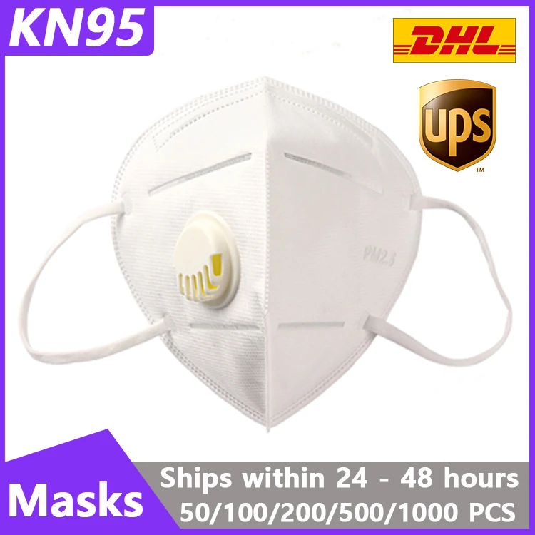 

[1000pcs] KN95 Disposable Face Masks N95 Protective Filter Mouth Respirator Dust Ffp3 Mask Flu Facial Template Ffp2 Mouth Cover