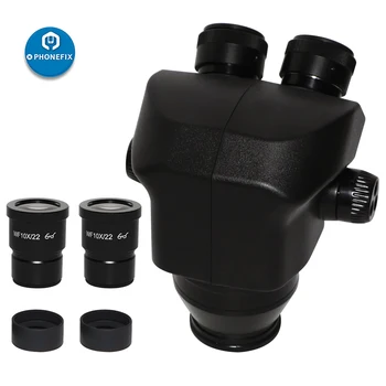 

2020 Black 3.5X-90X 7X-45X Simul-Focal Binocular Microscope + 0.5x 2.0x Auxiliary Lens Cotinuous Zoom Stereo Microscope Head