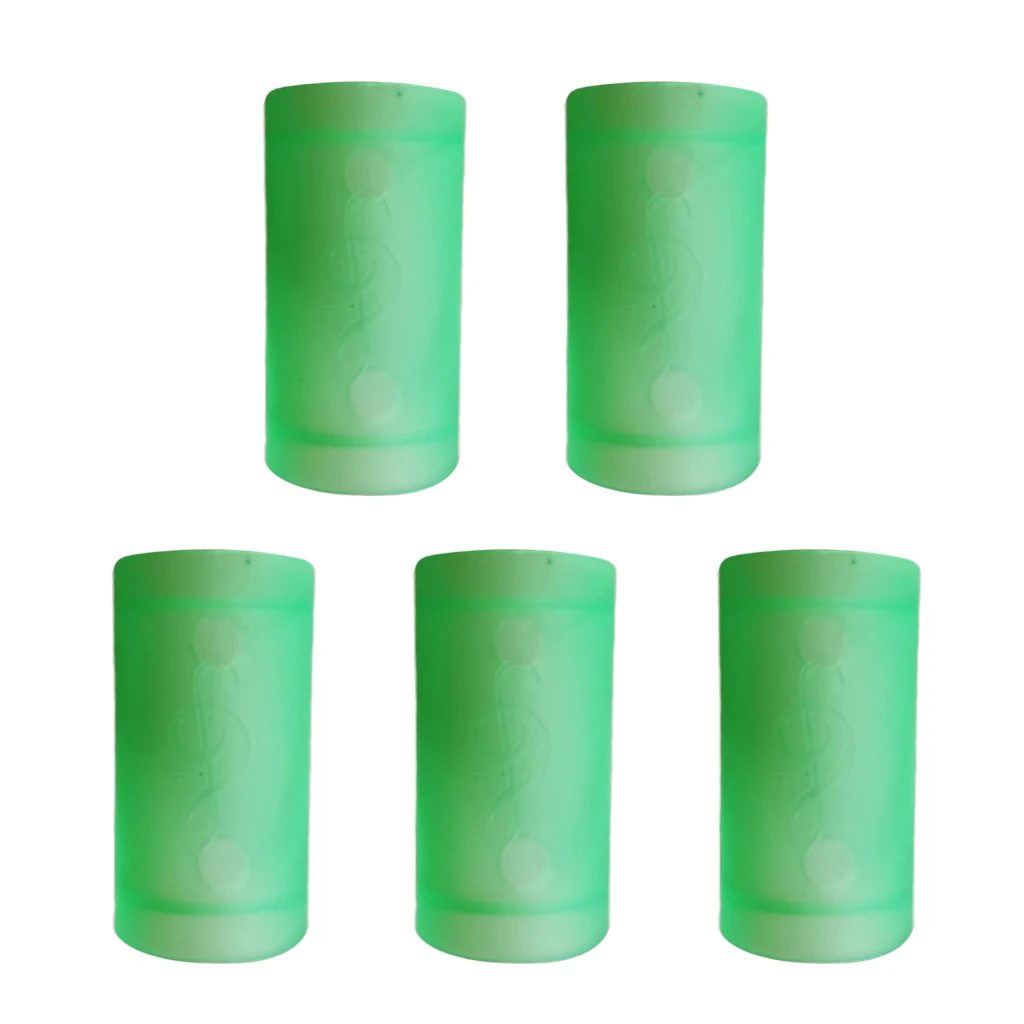  5 Pieces Dimo Protector Protective Cover Woodwind Instruments for Chinese Dizi Bamboo Flute Replacement Parts 