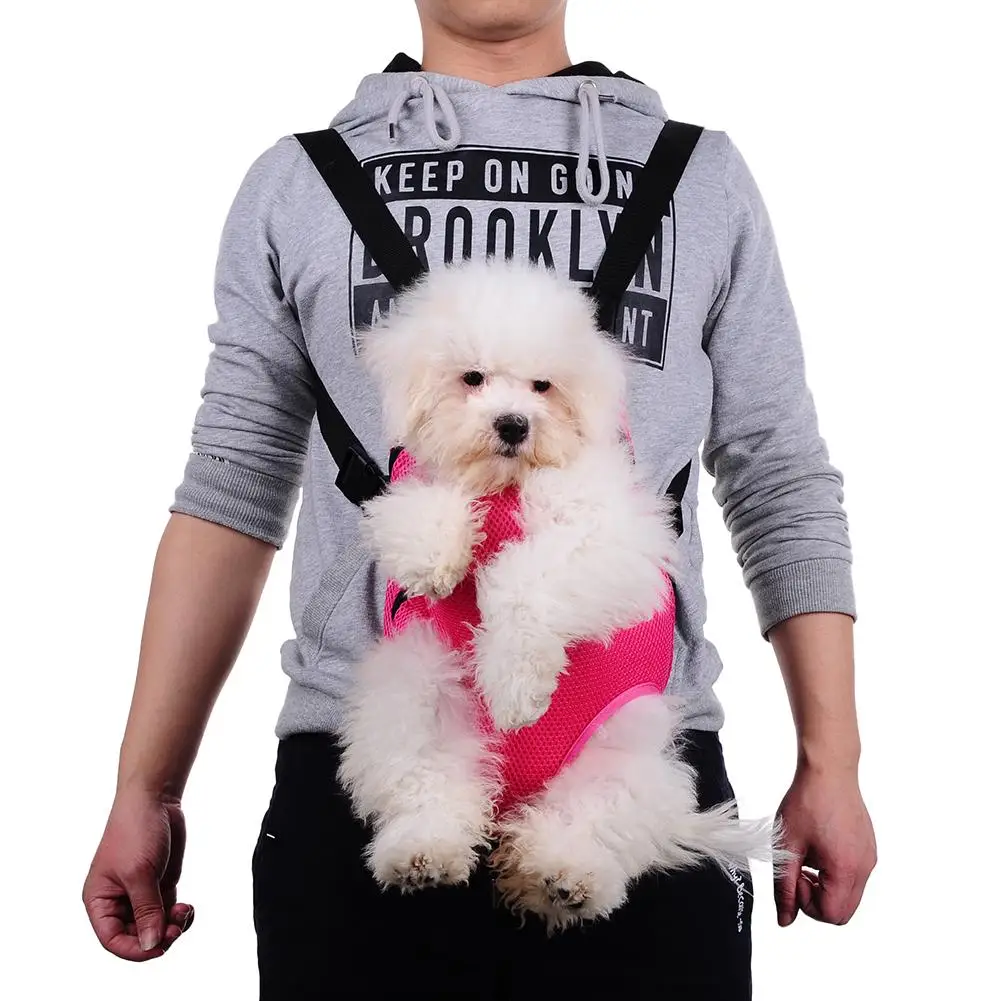 Новая дышащая Pet рюкзак-переноска для собак из сетчатой ткани на открытом воздухе Товары для путешествий дышащие плечевые сумки с короткими ручками для маленькие собаки, кошки, чихуахуа