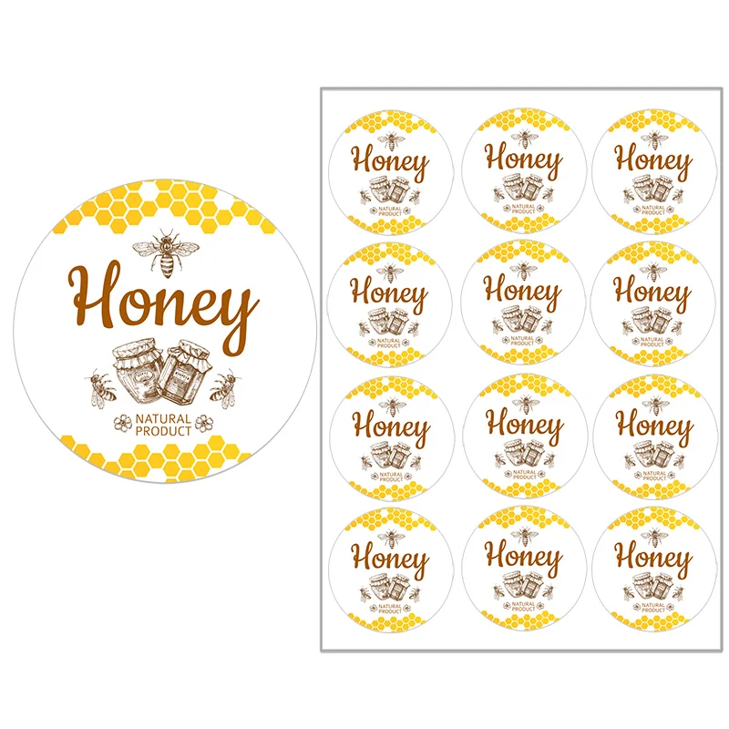 Charming Honey And Bees Sticker Sets