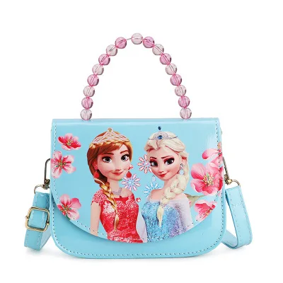 Disney princess/Детская сумка на плечо для девочек, сумка-мессенджер, новинка года, Холодное сердце Эльза и Анна, сумка на плечо для маленьких девочек, сумки с морозами - Цвет: 16