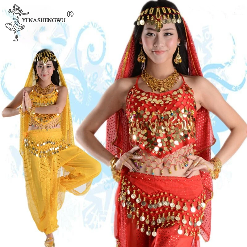 Индийская одежда для дам костюмы для танца живота для продажи брюки для женщин Болливуд индийский Египетский танец живота платье для взрослых