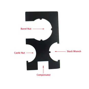 

Mini AR15/M4 Combat Wrench Multi Barrel Nut Spanner Steel Outdoor Tactical Tool
