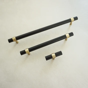 

5.04'' 7.56'' Black Copper Furniture Knob and Handles Wardrobe handle Cupboard Drawer Cabinet knob Pulls Furniture Hardware