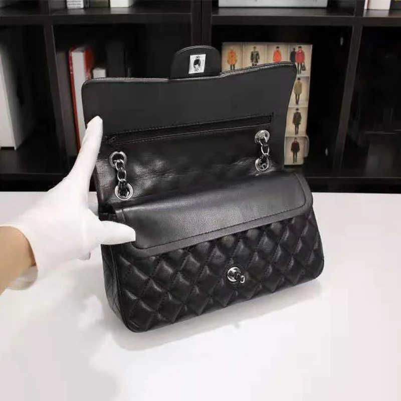 

Top Quality Lambskin Leather Handbag Bags For Women Fashion Design Crossbody Sheepskin Shoulder Bag Luxury Lady's Flap Bag Purse