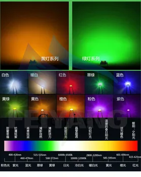 

1000PCS SMD 5050 Red /Green /Blue/ White /Yellow /Warm White/Pink/UV/Orang/RGB/WS2812B light LED diode High Power Super Bright