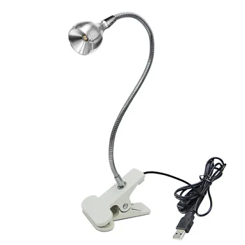 

3W UV Sterilizer LED Desk Lamp Portable USB Rechargeable Bacterial Disinfection Light With Clip Adjustable For Kitchen Room