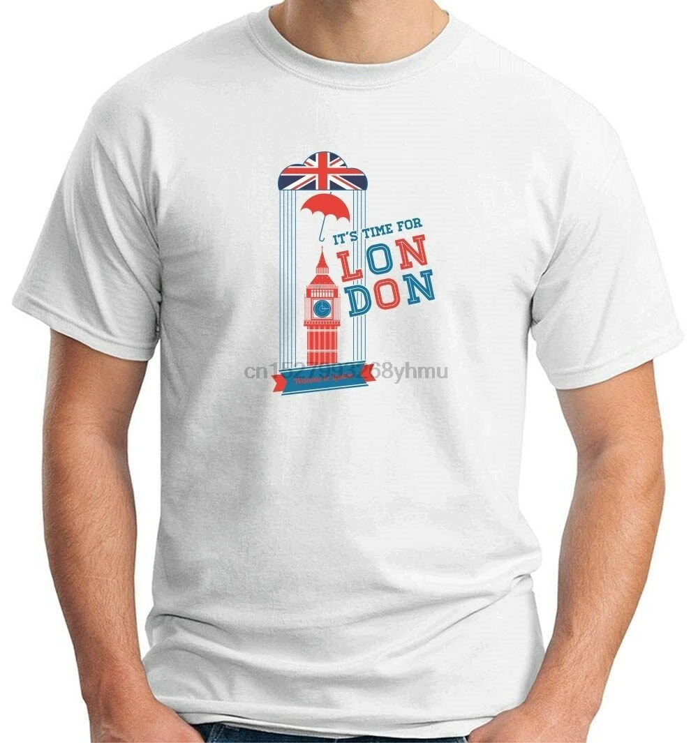 MAGLIETTA BIG BEN LONDON LONDRA SOUVENIR T0762 футболка COTONE UOMO BAMBINO |