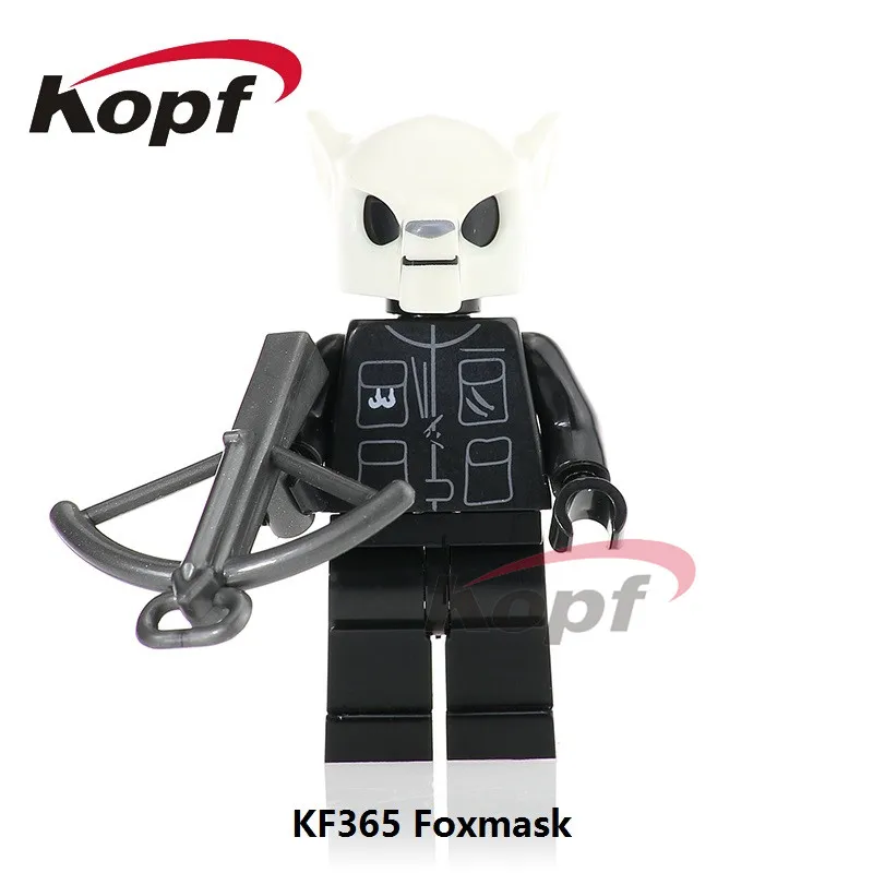 Одиночная тематика ужасов фильм зомби кожаное лицо Майкл Майерс Foxmask здесь Jonney строительные блоки детские игрушки KF967 - Цвет: KF365 Without Box